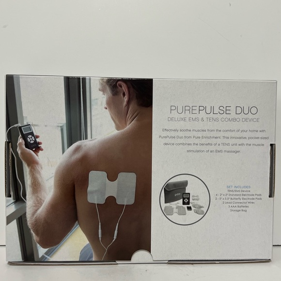 Pure Enrichment PurePulse DUO TENS/EMS Bundle + 5 Extra Pack of Electrode Pad - Picture 7 of 8